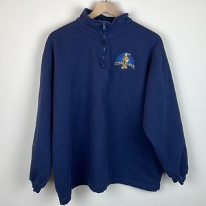 Vintage Disney Disneyland Resort Embroidered Tigger Sweatshirt Blue XL